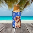 thumbnail image 3 of Carolines Treasures LH9269MUK Brussels Griffon Winter Snowflakes Holiday Ultra Hugger for slim cans Slim Can multicolor, 3 of 6