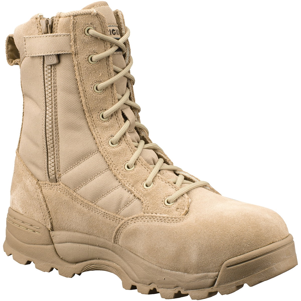 Super explosion Men’s Non-Slip Military Tactical Boots Combat Desert Duty Work Shoes with Side Zipper