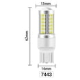 thumbnail image 1 of T20-7443 White Light Car LED Bulbs – Reverse, Driving, Turn Signal, and Brake Lights (2 pcs), 1 of 3