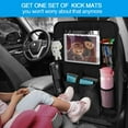 thumbnail image 5 of Car Backrest Protection, 2 Pieces Car Back Seat Organizer For Children, Large Pockets And Ipad/Tablet Compartment, Waterproof Car Seat Protector, Kick Mat Protection For Car Seat, 5 of 5