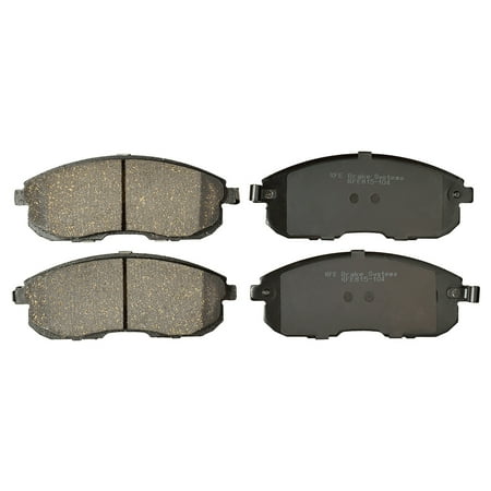 Premium Ceramic Disc Brake Pad FRONT Set + Shims KFE QuietAdvanced Fits 07-18 Nissan Sentra 07-12 Altima 350Z Cube Juke Maxima Versa Infiniti G35 I30 I35 KFE815-104