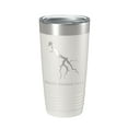 thumbnail image 1 of Devils Kitchen Lake Map Tumbler Travel Mug Insulated Laser Engraved Coffee Cup Illinois 20 oz White, 1 of 1