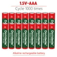 thumbnail image 2 of DFITO Rechargeable AAA Batteries 16 Pack, 1.5V Alkaline Batteries, 2 of 7