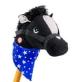thumbnail image 4 of PonyLand Black Stick Horse with Sound Toy, 28 inches, 4 of 5