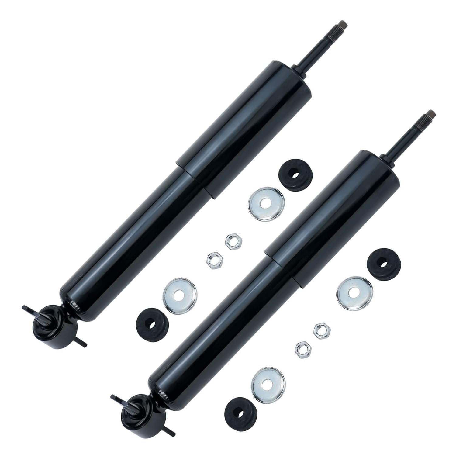 Detroit Axle - 12pc Suspension Kit for Ford Ranger Mazda B2300 B2500 B3000 B4000, 2 Shock Absorbers, 2 Upper Control Arms, 2 Lower Ball Joints, 4 Inner Outer Tie Rods, 2 Sway Bars Replacement