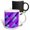 Multicolor, variant on 3drose, Seamless Abstract Diagonal Stripe Pattern Background Design, 15oz Mug
