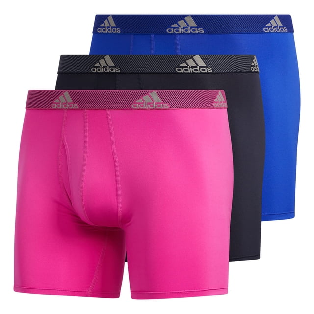 Calzoncillos tipo bóxer adidas de microfibra para hombre, paquete múltiple, talla XL