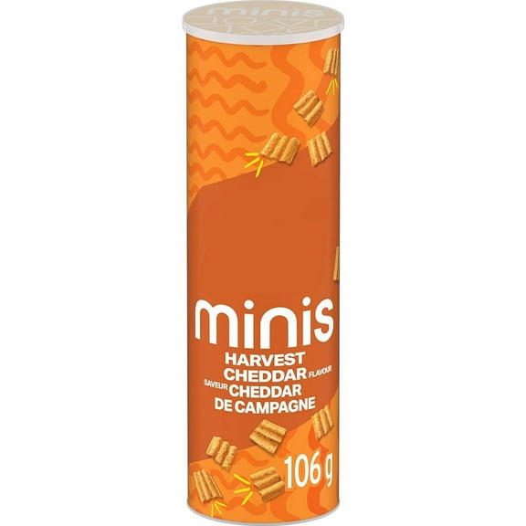 SunChips Harvest Cheddar Flavored Multigrain Snacks, 106g/3.7 oz, Canister