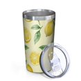 thumbnail image 2 of Lemon 10oz Tumblers Stainless Steel Tumbler with Lid and Straw,Vacuum Insulated Double Wall Travel Tumbler Cups with Cleaning Brush for Coffee, Tea, 2 of 4