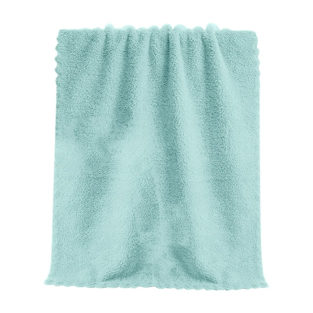 Kyusrd Summer All Home Savings!Velvet Towel Plain Face Towel Soft Absorbent Face Wash Ah Face Towel