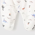 thumbnail image 6 of CAUYDY 0 3 6 9 Months 1T 2T Newborn Boy Coming Home Outfits Baby Sleepwear Preemie Long Sleeve Romper Infant Boys Pajamas Fall Winter Toddler Bodysuit Light Gray for Sizes 3-6 Months, 6 of 6