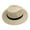Beige, variant on Band Decor Flat Dome Straw Hat Folding Thin Non-stuffy Anti-UV Men Big Brim Sunscreen Jazz Hat Accessories ,Gift