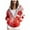 Watermelon Red, variant on Towmus Halloween Sweatshirts for Women Graphic Long Sleeve Shirt Full Zipper Lapel Casual Pullover Top, Drawstring Hooded Jackets XS-6XL