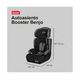 thumbnail image 4 of Autoasiento Silla Booster Benjo Bebe Carro 9 A 36kg Color Negro Con Gris, 4 of 4
