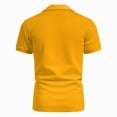 thumbnail image 5 of NOLDARES Mens Slim Fit Ribbed Polo Shirt Textured Knit Summer Golf Vacation Shirt(Yellow,M), 5 of 9