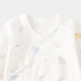 thumbnail image 4 of CAUYDY 0-3M 6-9M 12-18M Baby Girls Bodysuit Newborn Clothing Preemie Long Sleeved Romper Fall Winter Infant Girl Cute Pjs Toddler Sleepers Sizes 3-6 Months,Dark Blue, 4 of 4
