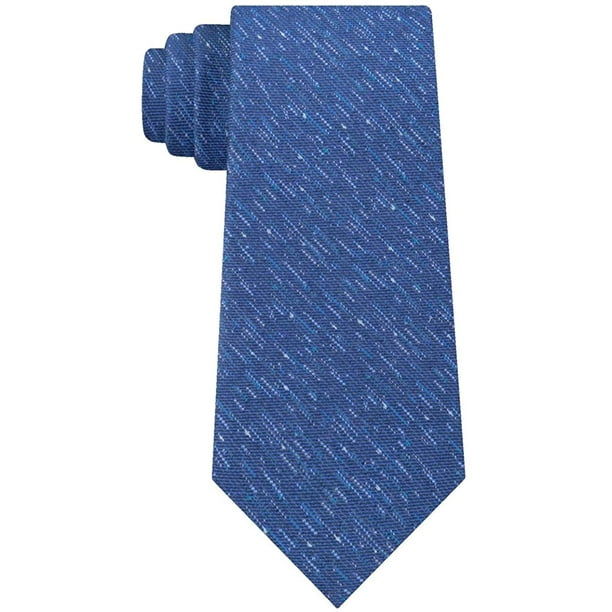 Calvin Klein - Calvin Klein Mens Silk Pattern Neck Tie, Blue, One Size ...
