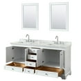 thumbnail image 6 of Wyndham Collection Wcs202072dcmunsm24 Deborah 72" Free Standing Double Vanity Set - Dark, 6 of 7