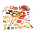 thumbnail image 3 of Juego de cocina de juguete con ollas, sartenes y utensilios para chefs jóvenes a partir de 3 años rojo, 3 of 9