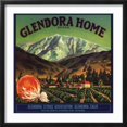thumbnail image 2 of Art.com Glendora Home Brand - Glendora, California - Citrus Crate Label Art Print by Lantern Press, Black Frame Wall Art, 21" x 21", 2 of 5