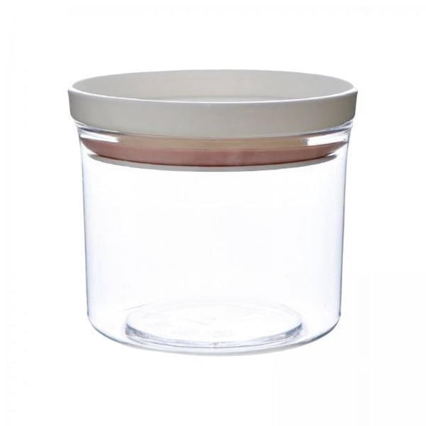 5 Tarros De Almacenamiento Con Tapas Herméticas, Tarro Transparente, Tarro De Almacenamiento De Alimentos Para Té, , Rosa, 250ML