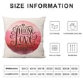 thumbnail image 5 of Orinice Throw Pillow Cover Hand Lettering Choose Love on Watercolor Biblical Modern  Pillowcase Home Decorative Square Pillow Case Cushion Cover White, 5 of 5