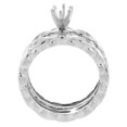 thumbnail image 2 of 14K White Gold 0.67 cttw. Round Diamond 2-piece Bridal Ring Set, size 6, 2 of 4