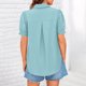 thumbnail image 5 of mfyjkho Tops Deportivos Para Mujer, Camiseta De Cuello En V Para Mujer, Holgada Y Versátil. Tops Para Salir Para Mujer S, 5 of 7