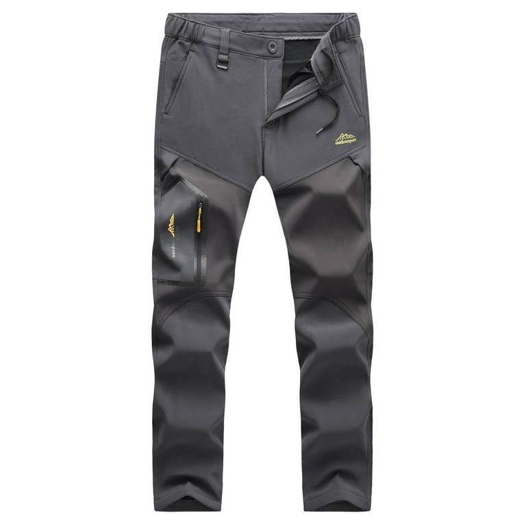 Baocc Cargo Pants for Men, Men Hiking Waterproof Outdoor Winter