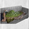 thumbnail image 6 of Plant Soft Flannel Fleece Blanket, National Flower of Lesotho South of Africa Aloe Polyphylla Spinning Spiral Aloe Vera, Cozy Plush for Indoor and Outdoor Use, 70" x 90", Multicolor, by Ambesonne, 6 of 6