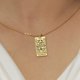 thumbnail image 4 of Collar de Tarot JeenMata El Mundo Joyas con Colgante de Tarot Personalizadas Unisex Baño de Oro Amarillo, 4 of 6
