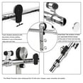 thumbnail image 4 of CCJH 7.5ft Stainless Sliding Barn Door Hardware Kit for 45" Single Door Round Head Sliver, 4 of 8