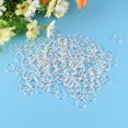 thumbnail image 3 of Bamboohart 160pcs Silver Metal Split Rings for Keys Multipurpose Circular Accessories Small Size, 3 of 10