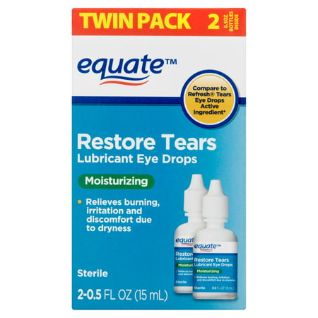  restauration larmes gouttes oculaires lubrifiantes 05 onces liquides paquet de 2