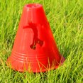 thumbnail image 3 of 10 piezas de balde de señal, barrera de cono de carretera, obstáculos, marcadores de bloqueo para patinaje sobre ruedas, fútbol, entrenamiento de fútbol, taza de marcado, 3 of 5