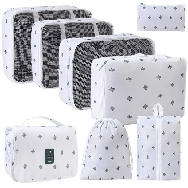 Bolsa de almacenamiento de viaje, equipaje, ropa interior, zapatos, paquete de bolsillo, bolsa de acabado de viaje, conjunto de bolsa de almacenamiento de ropa