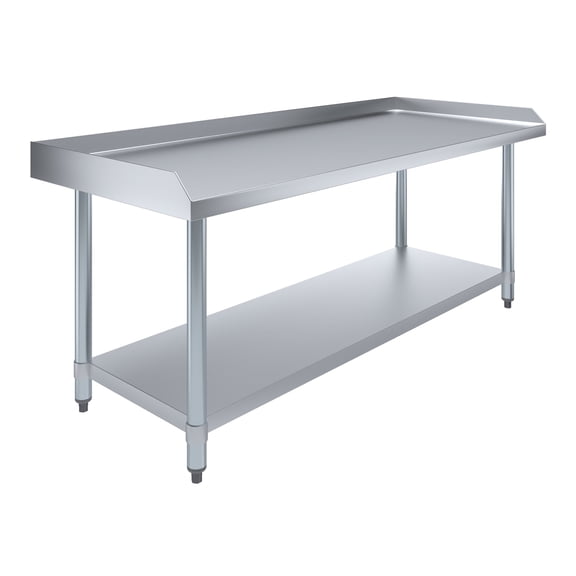 AmGood 24" x 60" Stainless Steel Equipment Stand | Height: 24" | Commercial Heavy Duty Grill Table