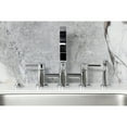 thumbnail image 4 of Kingston Brass KS8261DLBS Concord Two-Handle 4-Hole Deck Mount Bridge Kitchen Faucet with Brass Side Sprayer in Polished Chrome, 4 of 8