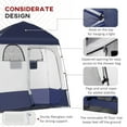 Outsunny Shower Tent, Pop Up Privacy Shelter for Camping, Dressing