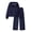 a11-Navy, variant on KPOPLK Girls 2 Piece Tracksuit Outfits 4-14 Years Long Sleeve Zip-Up Solid Color Hoodie & Wide Leg Pants Set Teen Girls Fashion Clothes,Size 14-16 Years