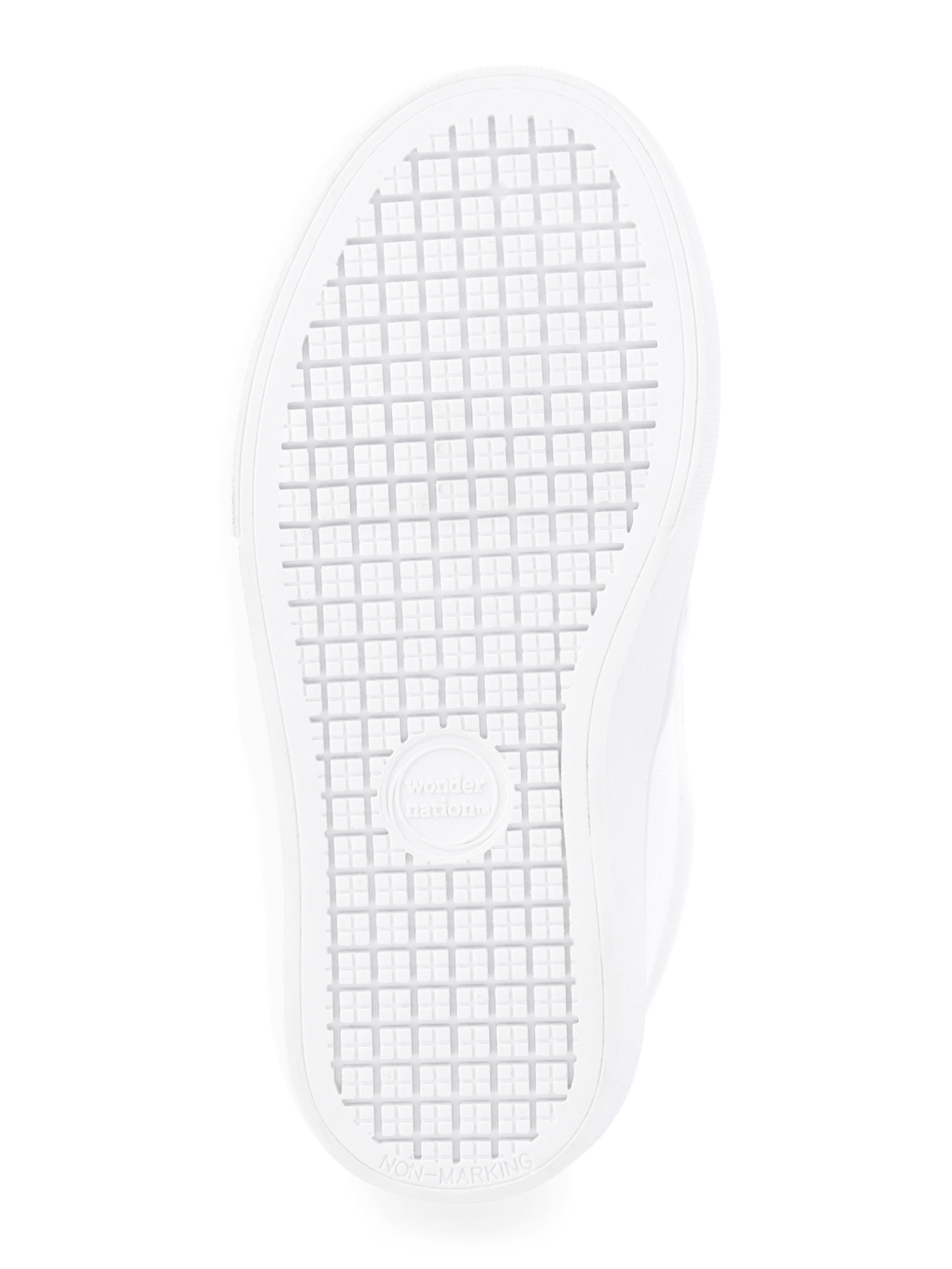 Wonder Nation Girls Slip-On Sneakers, White photo 2