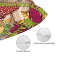 thumbnail image 3 of Fotbe Bright Mushrooms Funda de Almohada Decorativa Estilo Occidental, Lujo en Algodón, Fundas para Almohadas King, Cojín Estampado para Decoración del Hogar-14"x20", 3 of 6