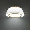 thumbnail image 4 of WAC Lighting Hailey 16" LED 3000K Contemporary Aluminum Flush Mount in Black, 4 of 5