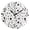 Black, variant on Round Clock Black Clock 9.84*9.84 Inch Round Art Clock Decorative Clock Creative Clock Dual-Purpose Clock Wall Clock Clock Fashion Decoration Black Circle