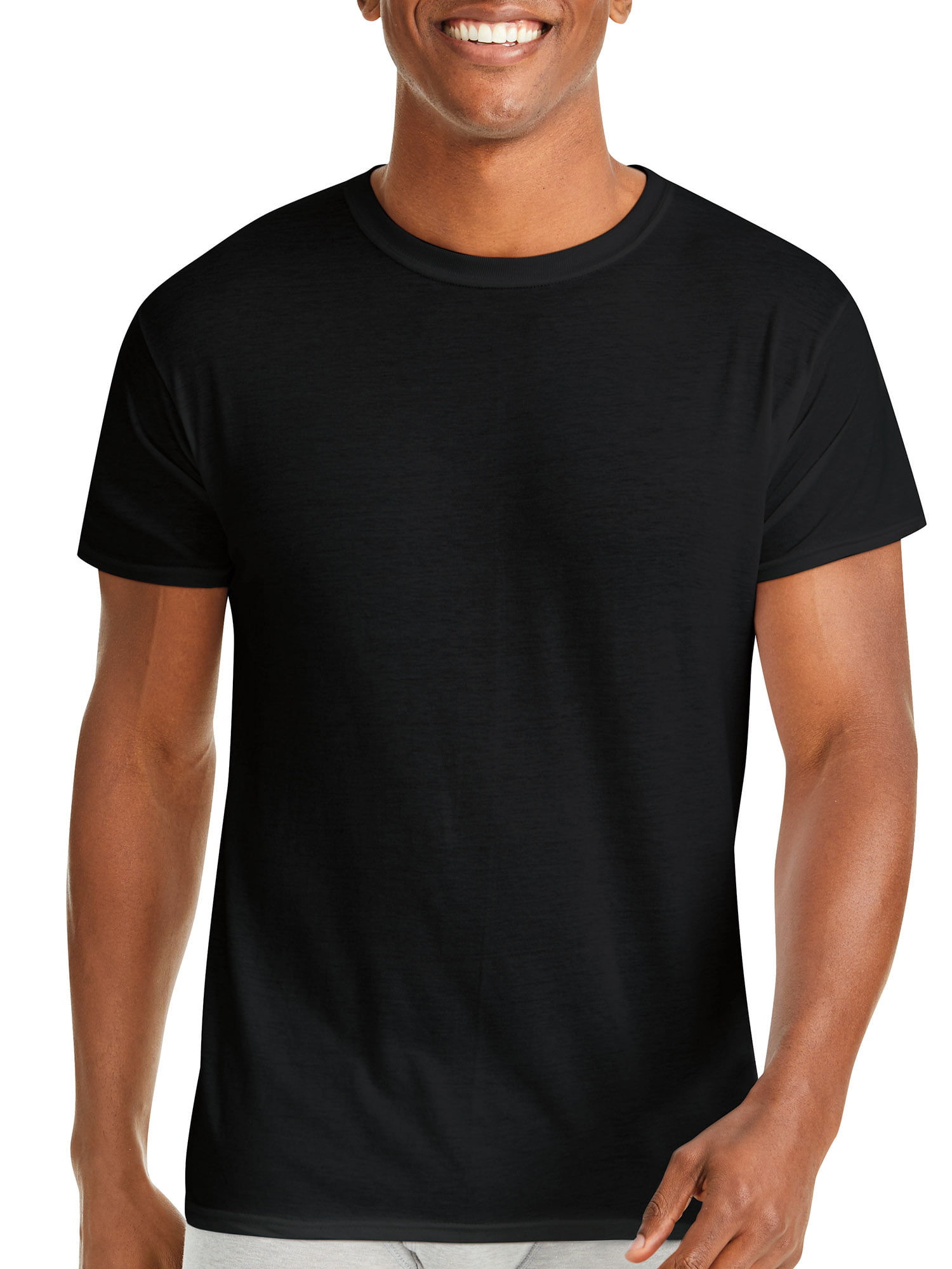 Men's Tagless ComfortSoft White Crewneck T-Shirts