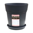thumbnail image 1 of EIMELI  Transplant Flower Pots Balcony Decor Grow Box  Shape Durable Plastic Resin With Tray 1Pcs, 1 of 16