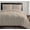 Taupe, variant on Cloud Fino Soft Luxurious 3-Piece Pinch Pleated Pintuck Decorative 100% Egyptian Cotton 500 TC Duvet Set with Zipper (Set Include 1 Pinch Duvet Cover & 2 Pinch Pillowshams)(Ivory!!Full/Queen)