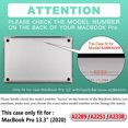thumbnail image 2 of IClover New 2020 MacBook Pro 13.3" Case A2338 M1 A2251 A2289, Slim Hard PC Shell Laptop Cover & Keyboard Skin & Screen Protector Full Protection for Macbook Pro 13 Touch ID Touch Bar, Crystal Clear, 2 of 9