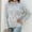 Gray, variant on Women's 2023 Fall Winter Turtleneck Sweaters Trendy Heart Print Long Sleeve Sweater Pullover Loose Chunky Knit Jumper Tops