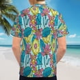 thumbnail image 6 of High Quality Hawaiian Shirts for Men Short Sleeve Aloha Beach Shirt Floral Summer Casual Button Down Shirts Blouses 9TF2JA, 6 of 7